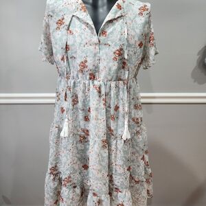 Floral Print Women's Dress